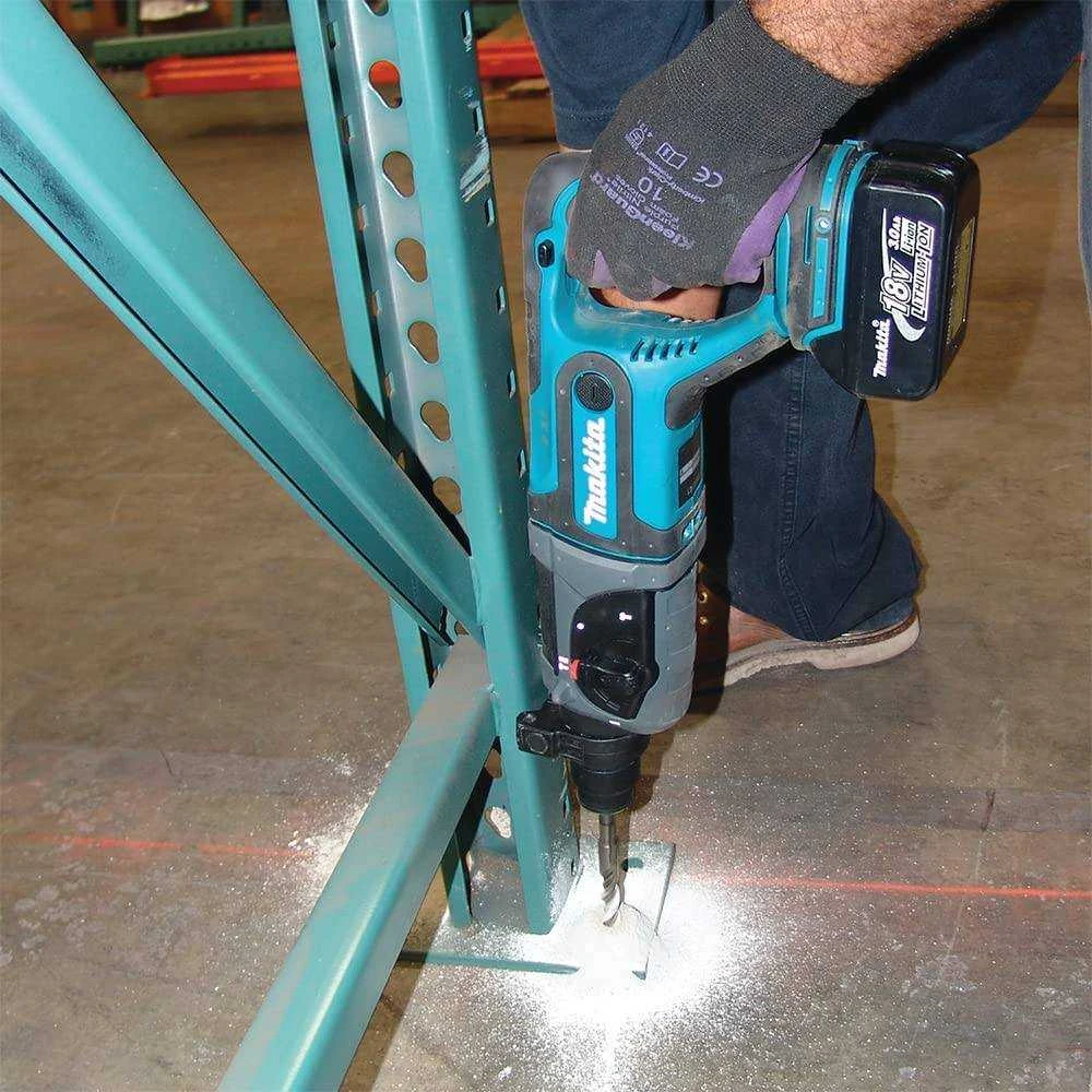 Makita DHR241Z Akumuliatorinis perforatorius, 18 V, SDS+, LED, Be akumuliatorių ir kroviklio!