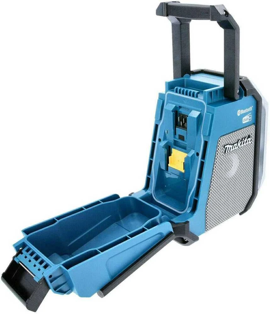 Makita DMR115 Radijas, CXT (12V Max (10,8V) / LXT (18V) baterijos, Žemųjų dažnių garsiakalbis, Bluetooth ir USB, DAB/DAB+