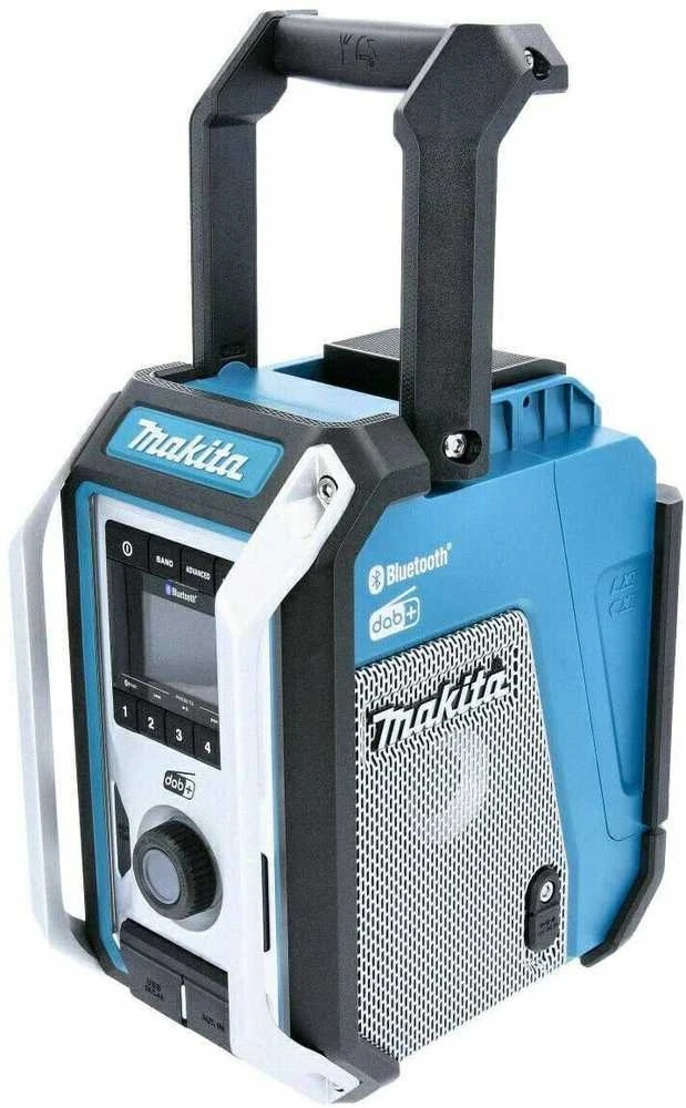 Makita DMR115 Radijas, CXT (12V Max (10,8V) / LXT (18V) baterijos, Žemųjų dažnių garsiakalbis, Bluetooth ir USB, DAB/DAB+