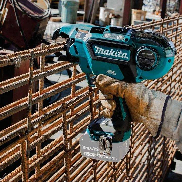 Makita DTR180ZJ Akumuliatorinis armatūros rišiklis 14,4V/18V, XPT, Be akumuliatorių ir kroviklio, MAKPACK!