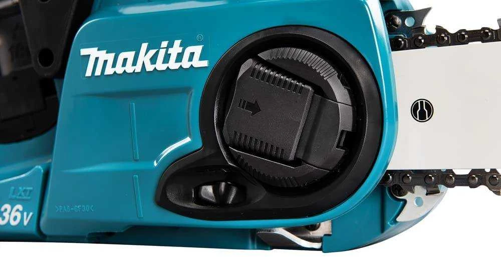 Makita DUC353Z Akumuliatorinis grandininis pjūklas, 2X18V, BL, 35cm, 20 m/s, be akumuliatorių ir kroviklio