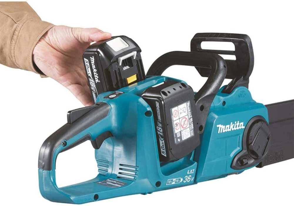 Makita DUC353Z Akumuliatorinis grandininis pjūklas, 2X18V, BL, 35cm, 20 m/s, be akumuliatorių ir kroviklio