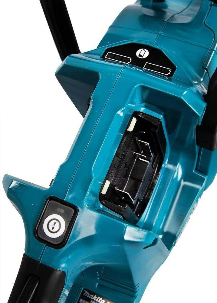 Makita DUC353Z Akumuliatorinis grandininis pjūklas, 2X18V, BL, 35cm, 20 m/s, be akumuliatorių ir kroviklio
