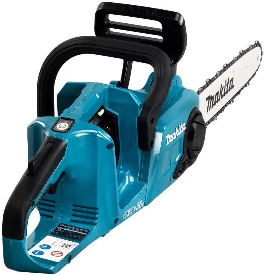 Makita DUC353Z Akumuliatorinis grandininis pjūklas, 2X18V, BL, 35cm, 20 m/s, be akumuliatorių ir kroviklio