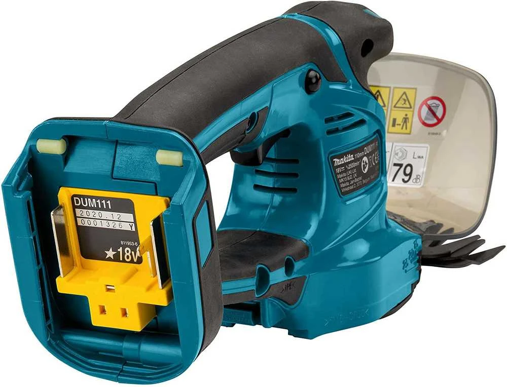 Akumuliatorinės gyvatvorių žirklės Makita DUM111ZX 18V (be akumuliatoriaus ir kroviklio)