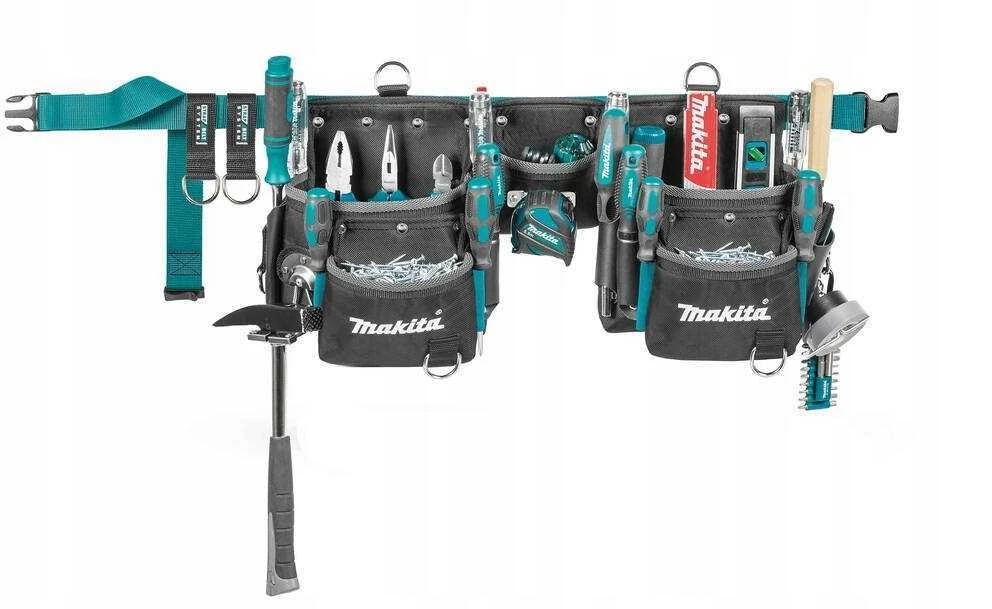 Makita 3-jų dėklų komplektas su diržu. E-15229
