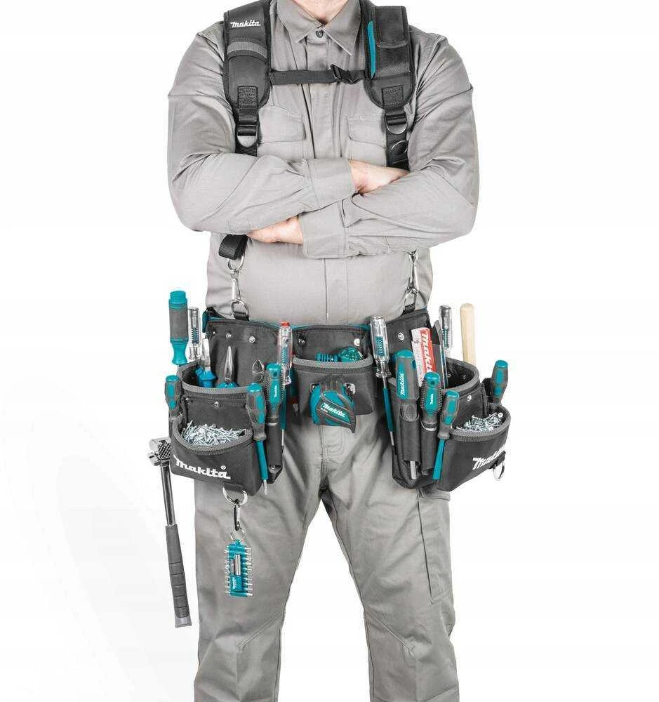 Makita 3-jų dėklų komplektas su diržu. E-15229