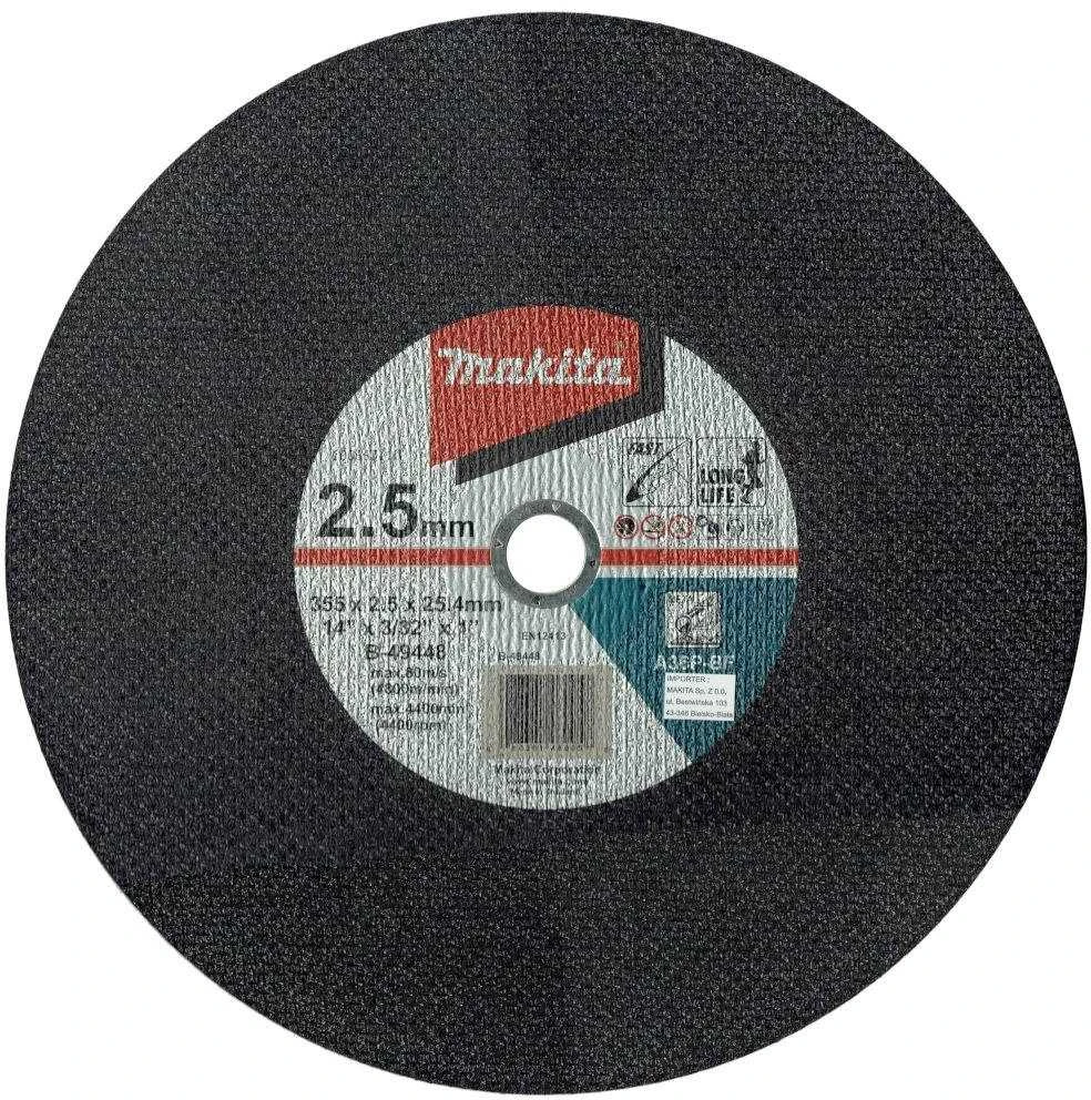 Makita Pjovimo diskas Metalui 355x25,4x2,5mm (5Vnt.) 2414NB, LW1400 B-49448-5