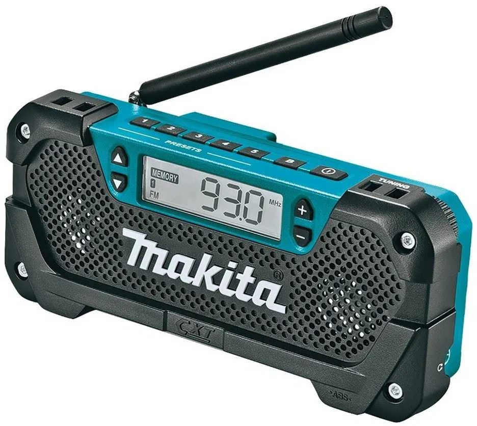 Makita radijas DEAMR052, 10,8V CXT, be akumuliatoriaus ir kroviklio