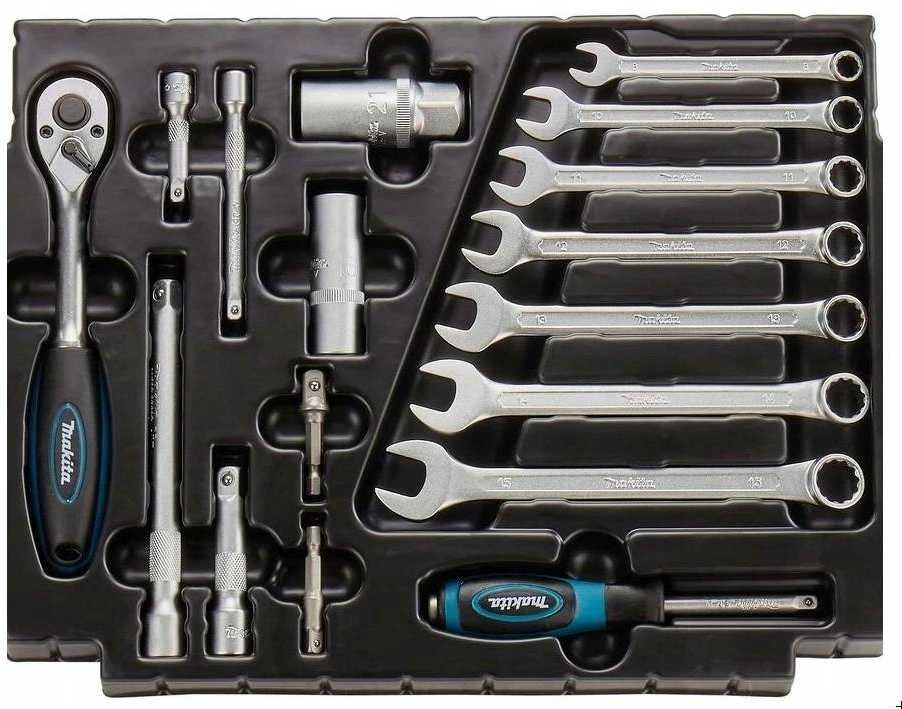 Makita RANKINIŲ ĮRANKIŲ RINKINYS (120VNT. ) E-08713