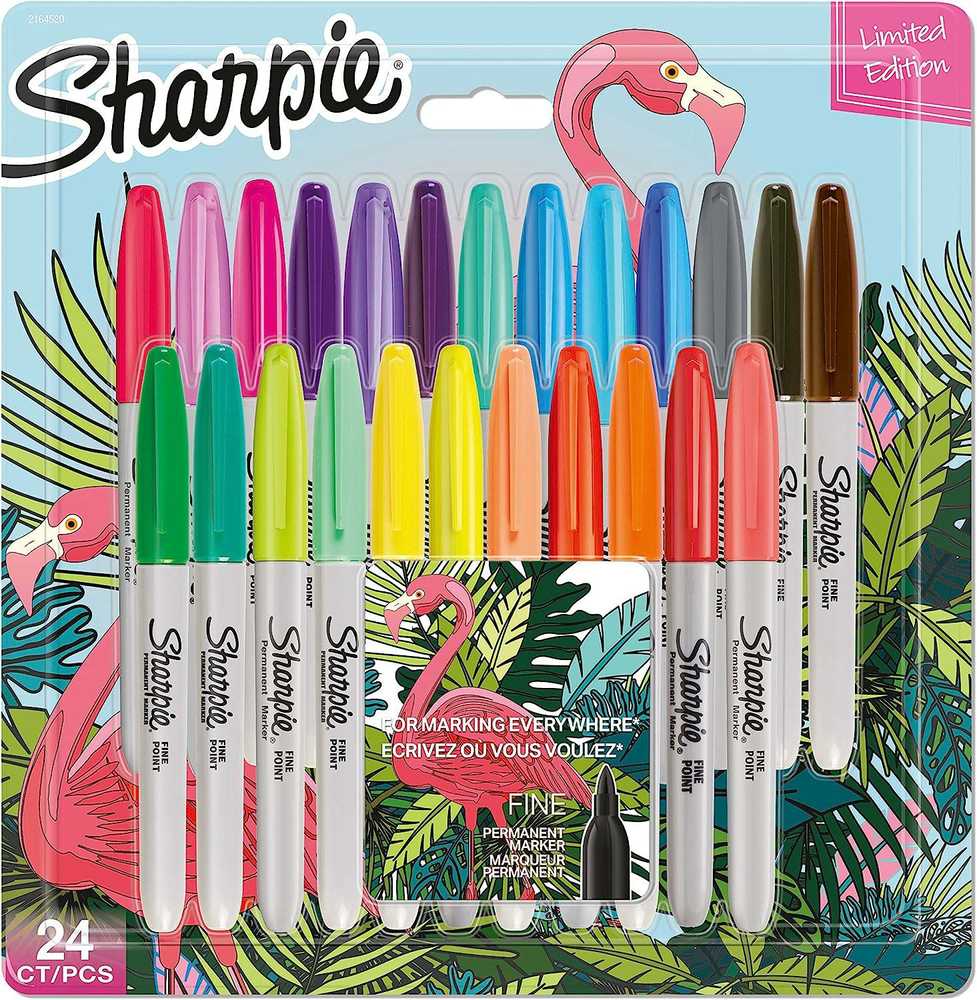 Markerių rinkinys Sharpie Fine Flaming 24 vnt. - 2169766