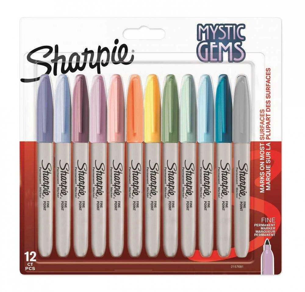 Markerių rinkinys Sharpie Fine Mystic Gems 12 vnt - 2157681
