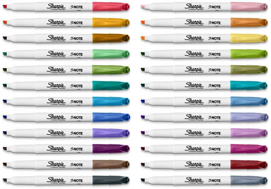 Markerių rinkinys Sharpie S-note Mix 20 vnt. – 2139179