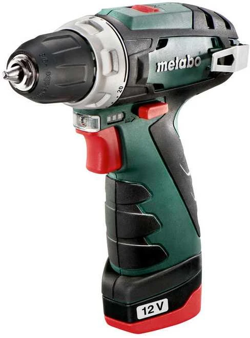 Metabo Akumuliatorinis suktuvas/gręžtuvas PowerMaxx BS Basic, 17/34Nm, 2x2,0Ah, lagaminas