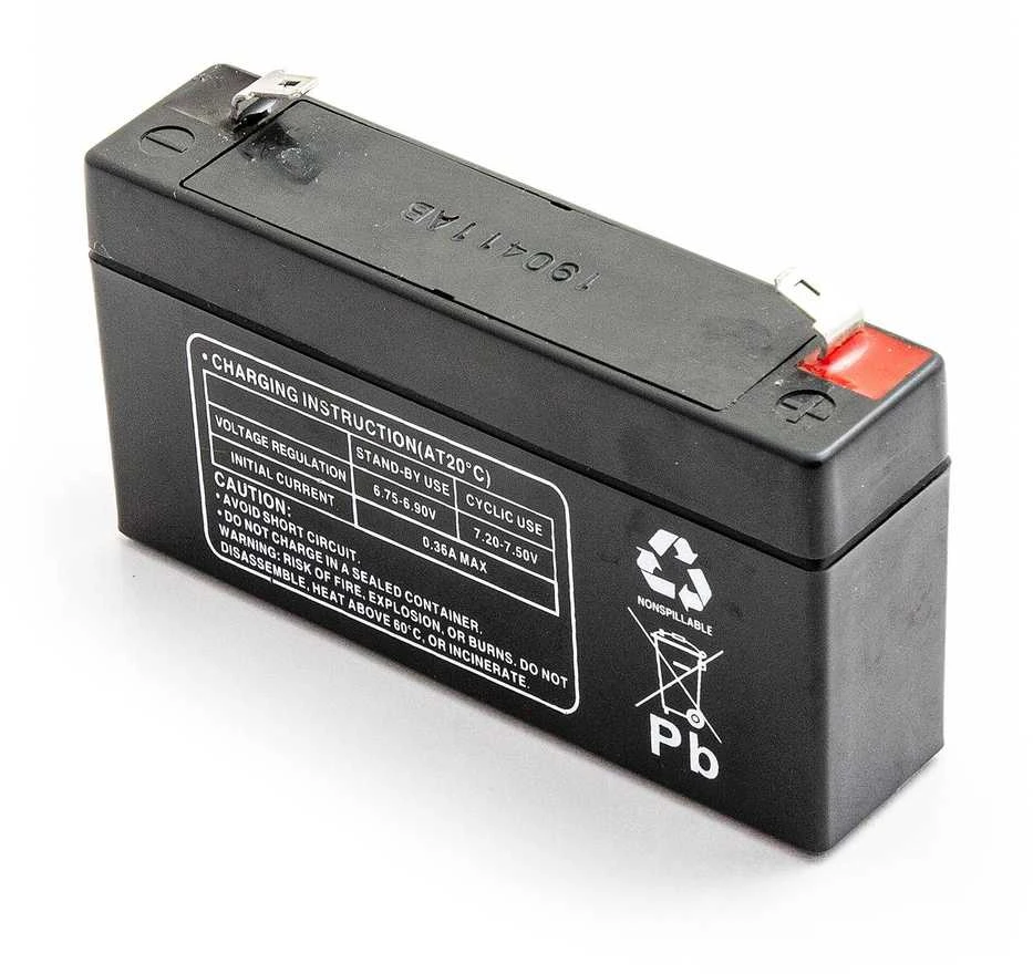 Multipower MP1.2-6 6V 1,2Ah VDs AGM Akumuliatorius, nereikalaujantis priežiūros