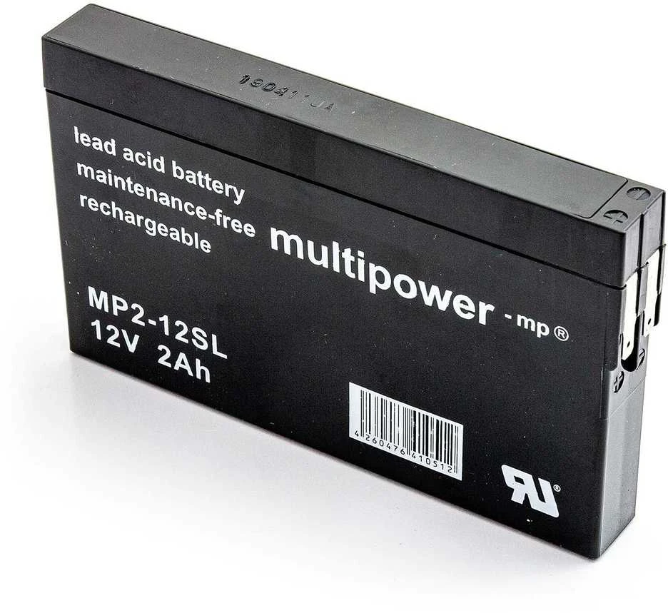 Avacom Multipower MP2-12SL NP2-12 12V 2Ah AGM Akumuliatorius nereikalaujantis priežiūros