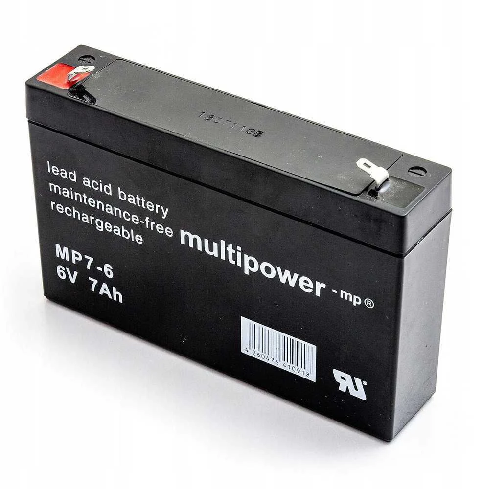 Multipower MP7-6 6V 7Ah AGM Akumuliatorius nereikalaujantis priežiūros