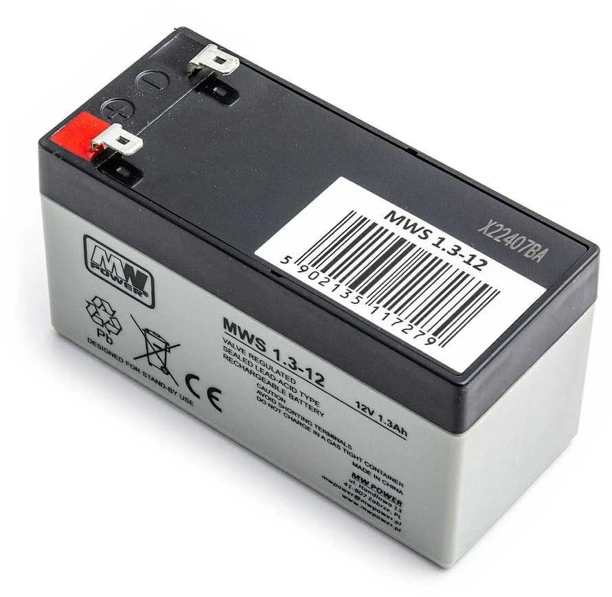 Mw Power AKUMULIATORIUS 12V/1.3AH-MWS