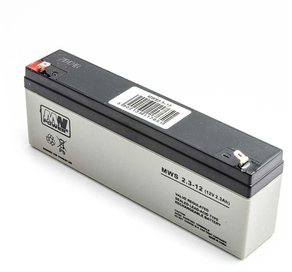Mw Power MWPower MWS 12V 2.3Ah F1(187) AGM akumuliatorius, 5 metai