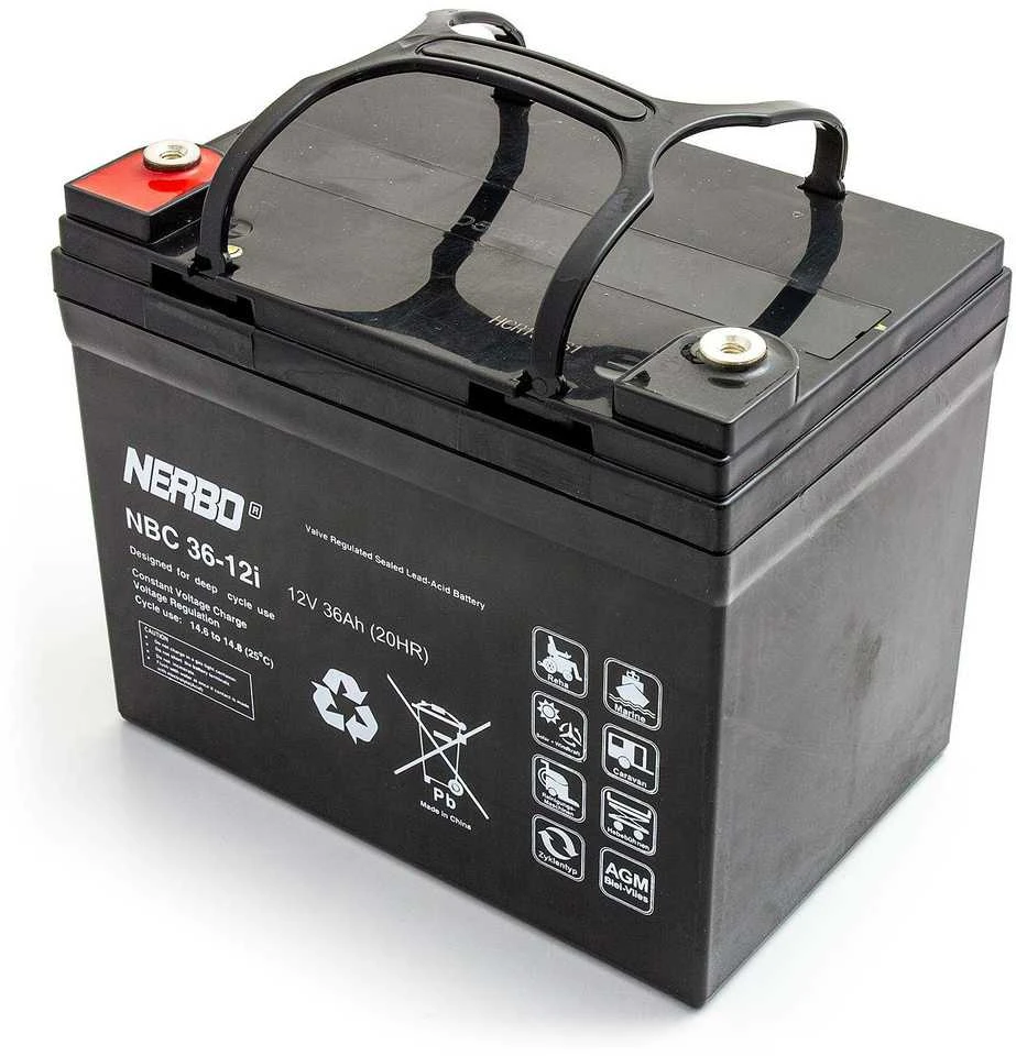 Solarix Akumuliatorius Nerbo NBC 36-12i 12V / 36Ah / AGM