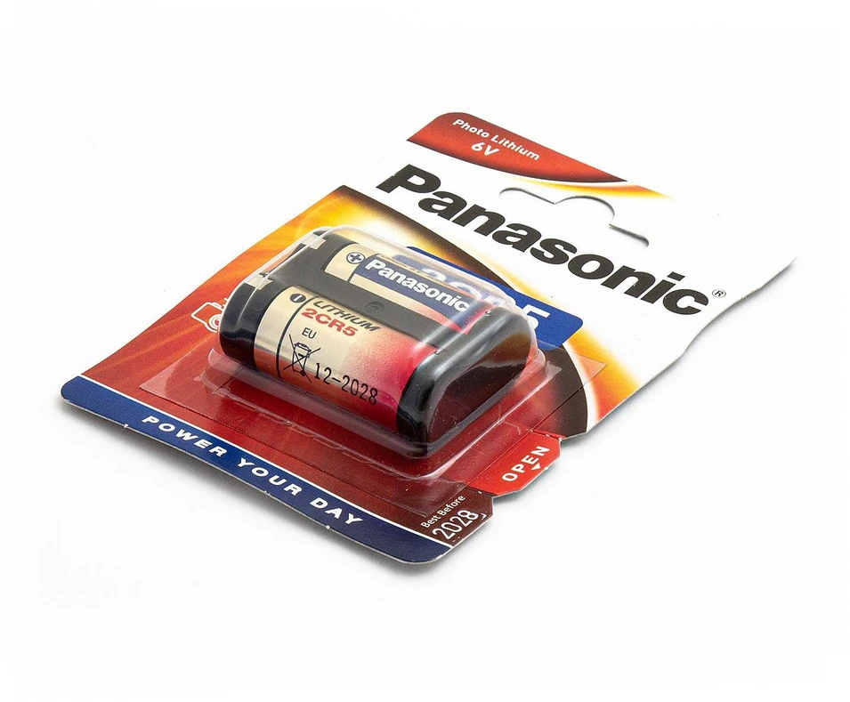 Panasonic 2CR5 6V fotoelementas pakuotėje