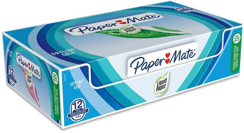 Papermate Korekcinė juosta Paper Mate Liquid Paper DryLine Grip Mix spalvota - 1862884