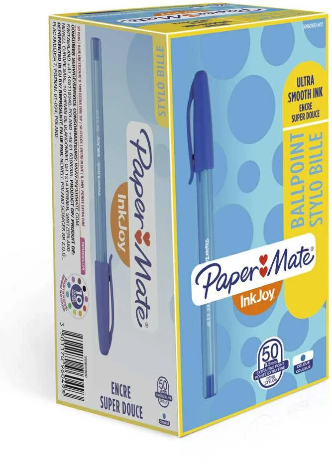 Papermate Paper Mate InkJoy Mėlyna tušinukas 50 vnt.
