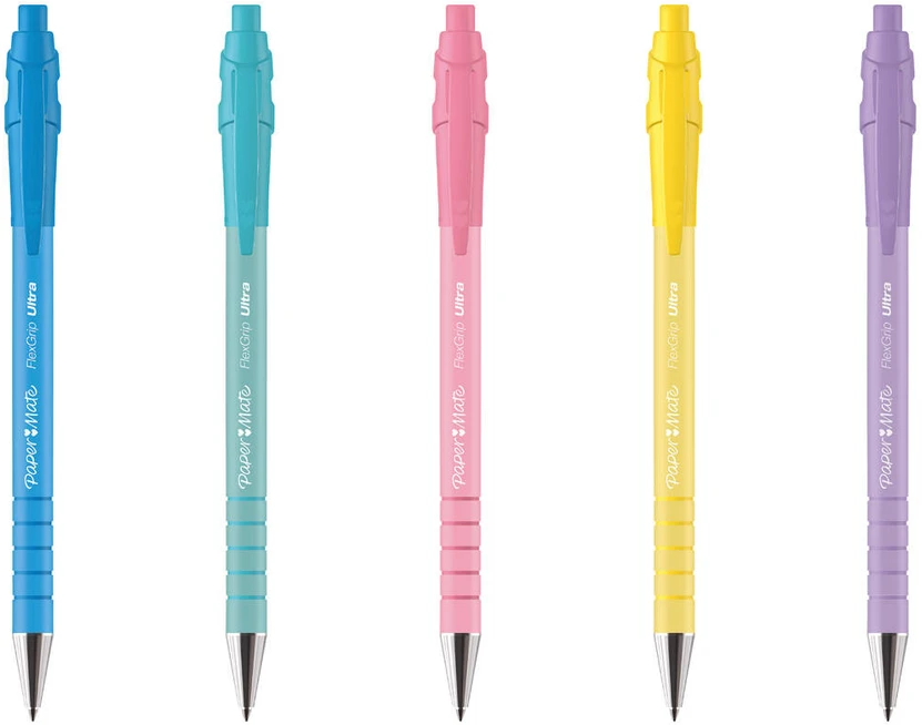 Papermate Tušinukas Paper Mate Flexgrip Ultra Pastel RT 1,0mm Mėlyna 5 vnt. - 2162277