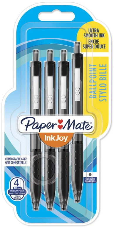 Papermate Tušinukas Paper Mate InkJoy 300RT Juoda 4 vnt. - 1956565
