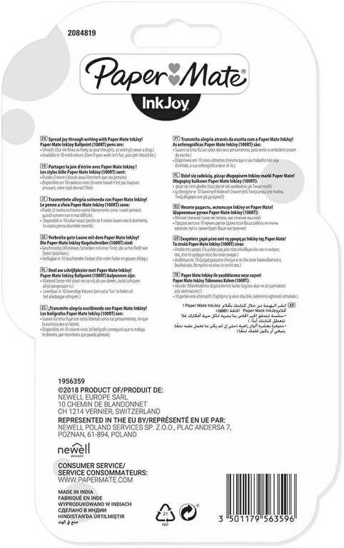 Lotto Papermate Tušinukų rinkinys Paper Mate InkJoy RT MIX 8 vnt. - 1956359