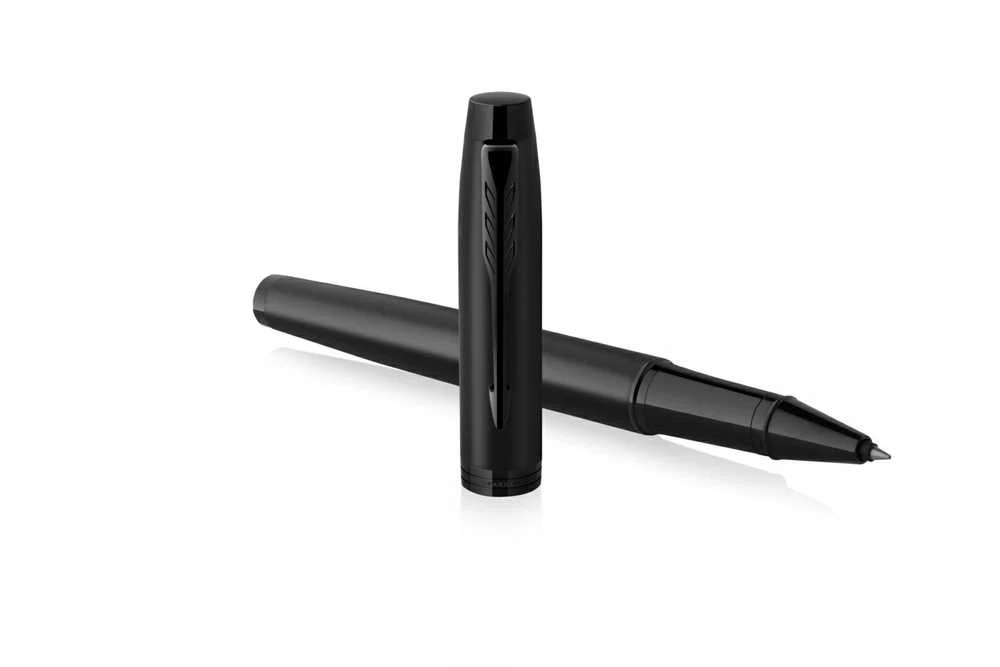 Parker IM Achromatinis tušinuko su dangteliu rinkinys dėkle su dovanų maišeliu
