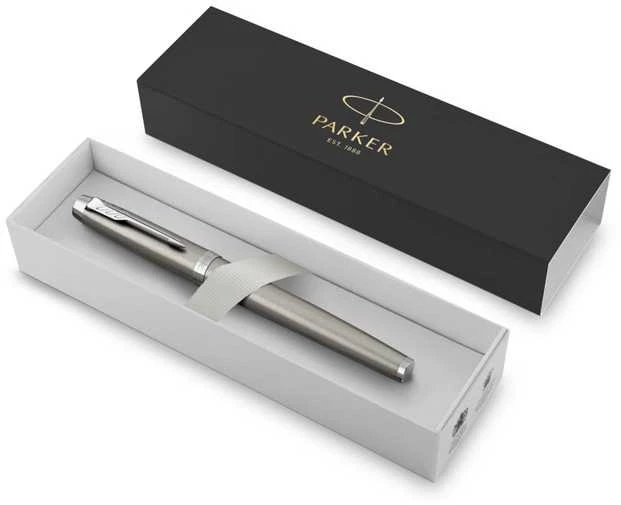 Parker IM Essential Stainless Steel CT (M) plunksnakotis – 2143636 Dėžutė