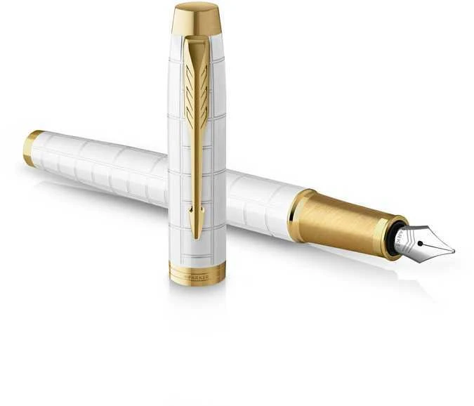 Parker IM Pearl plunksnakočių rinkinys dėžutėje su dovanų maišeliu