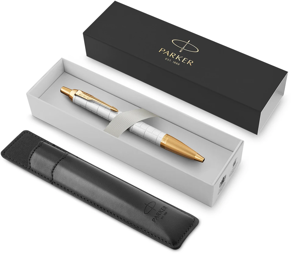 Parker IM Premium Pearl GT tušinukas - 2143643 Komplektas su dėklu