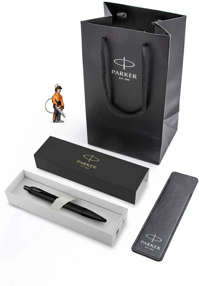 Parker IM tušinukų rinkinys su dėklu ir raktų pakabuku Dovana tėčiui