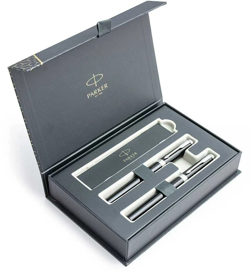 Parker Ingenuity Juodas CT Plunksnakočio + Tušinuko rinkinys 2181996 + 2181994
