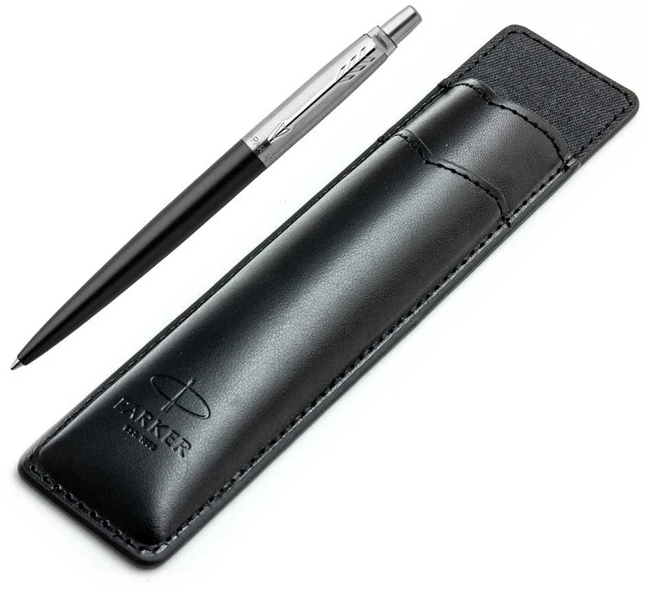 Parker Jotter Bond Street Juodas dovanų rinkinys juodame dėkle