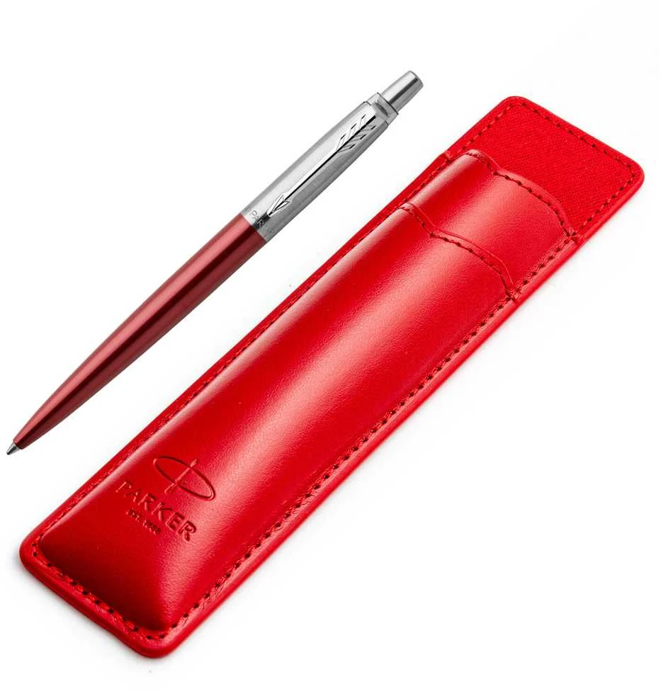 Parker Jotter Kensington Raudona dovanų rinkinys raudoname dėkle