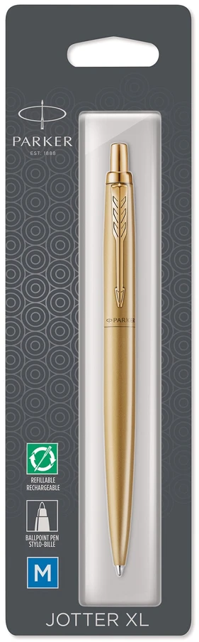 Parker Jotter Monochrome XL „Gold GT“ tušinukas blisterinėje pakuotėje – 2122758