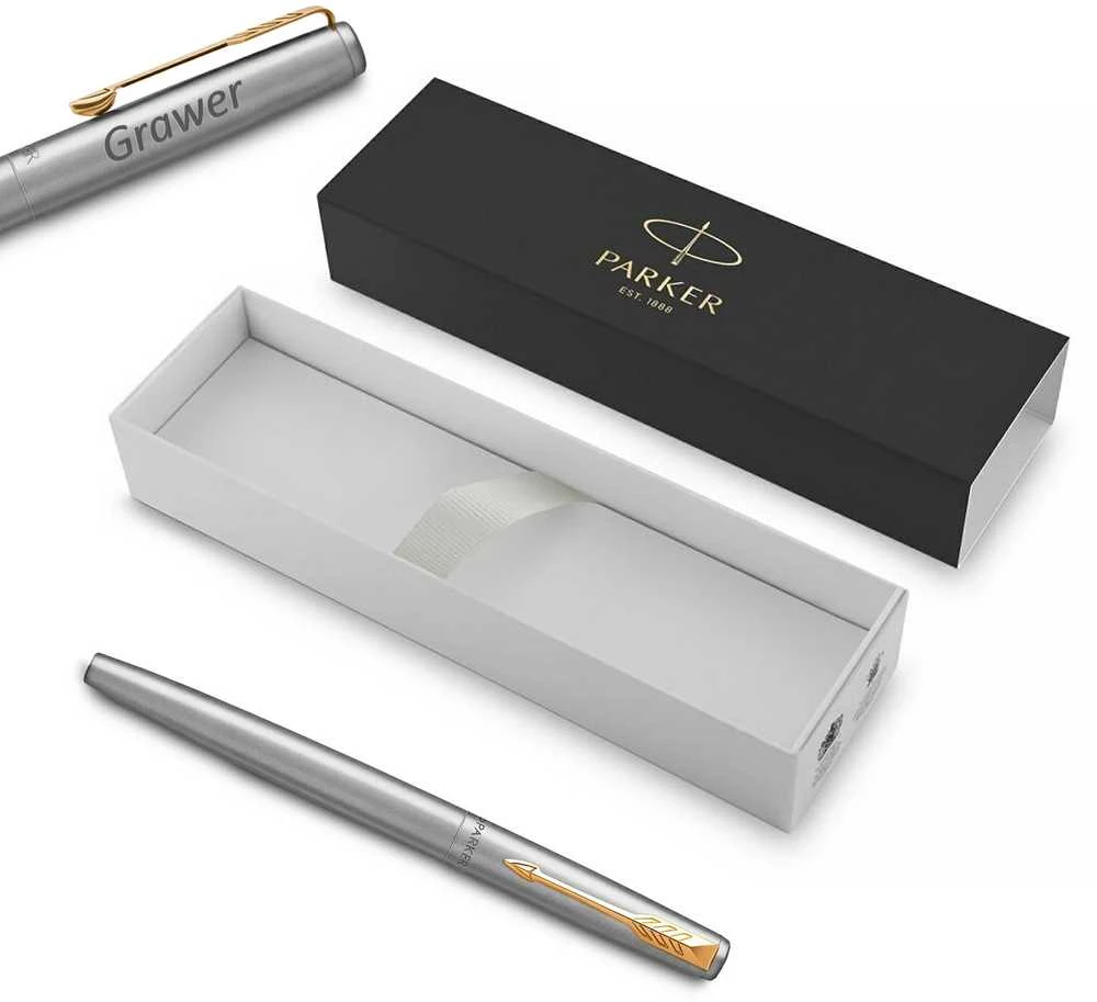 Parker Jotter Stainless Steel GT (M) Plunksnakotis su graviravimu
