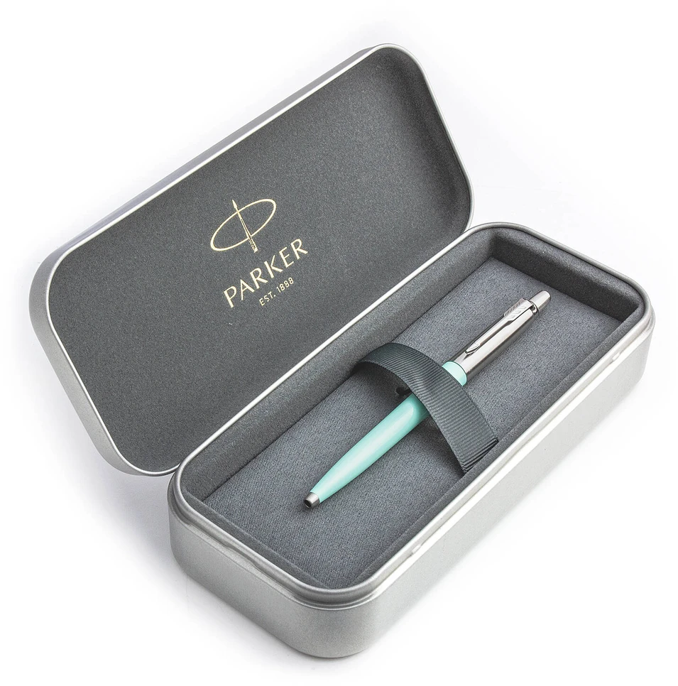 Parker Jotter Originals Mint Tušinuko dovanų rinkinys metalinėje dėžutėje