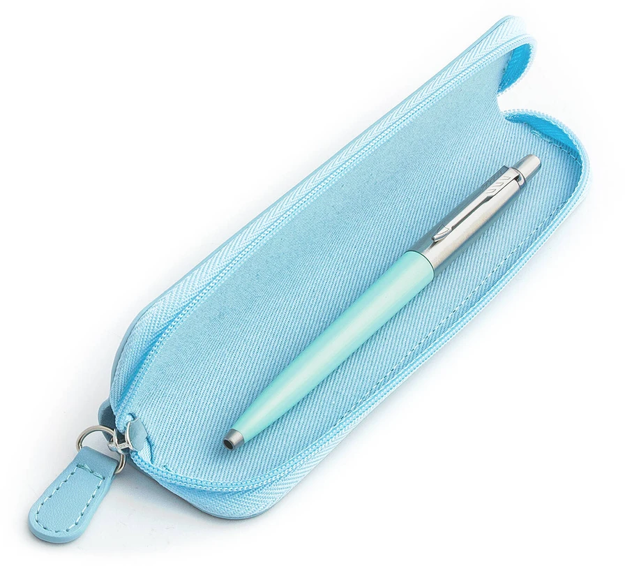 Parker Jotter Originals Mint Tušinuko dovanų rinkinys su mėlynu dėklu