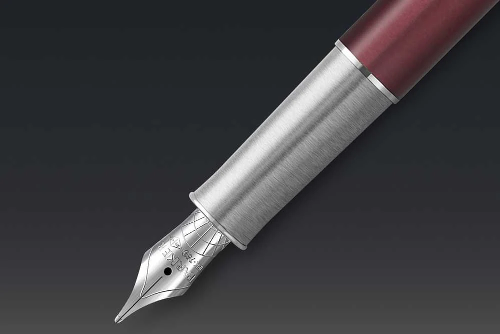 Parker Plunksnakotis Sonnet Premium Metal & Raudona CT (F) 18K - 2119650