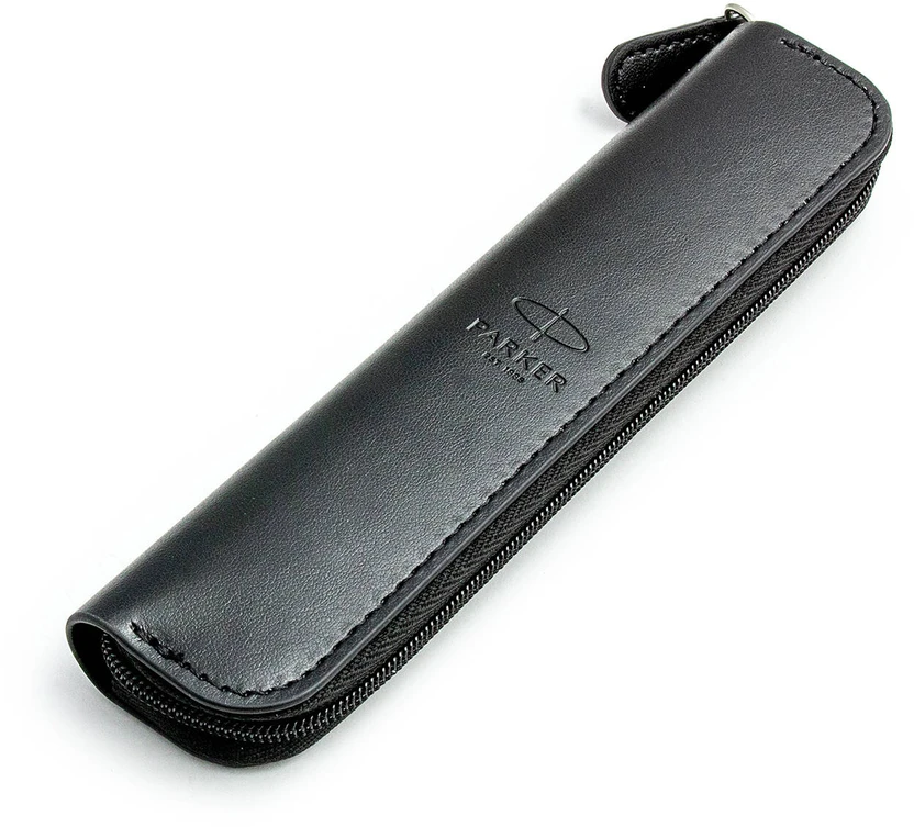 Parker tušinukų dėklas su užtrauktuku, juodas - 2216950