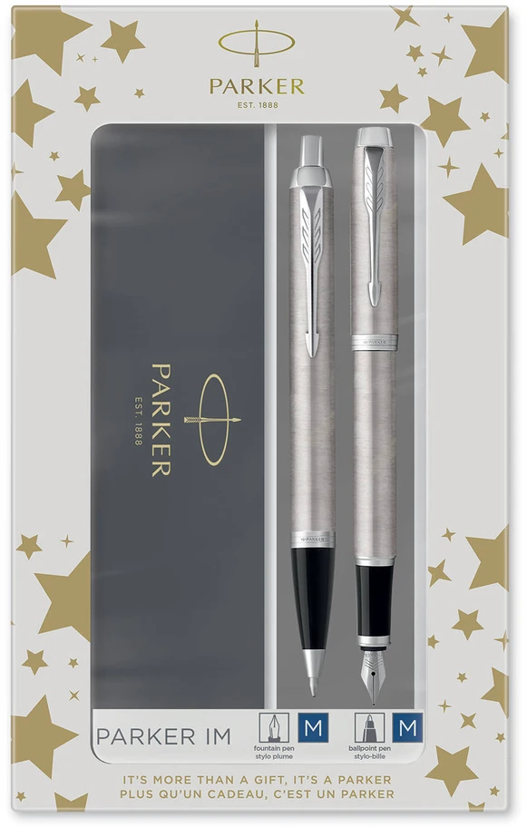 Parker Rinkinys: Plunksnakotis + Tušinukas IM Steel CT - 2183058