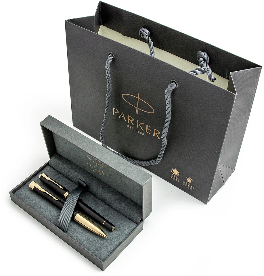 Parker Urban Muted Juodas GT plunksnakotis ir tušinukų rinkinys 1931593 + 2143640