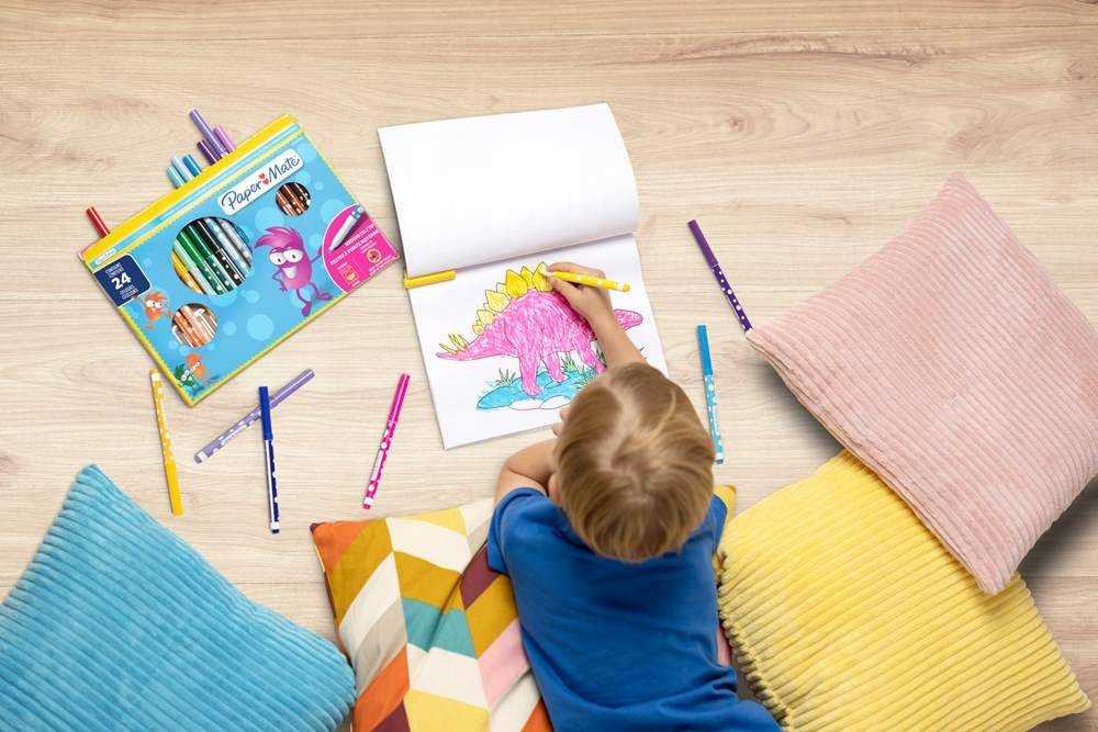 Plaunami flomasteriai PaperMate 24 spalvos - 2166508