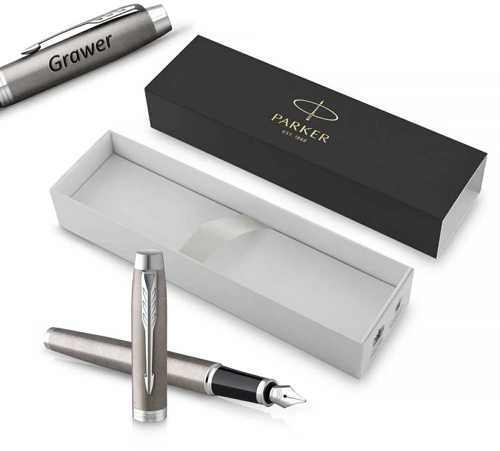 Plunksnakotis Parker IM Essential Stainless Steel CT (F) - 2143635