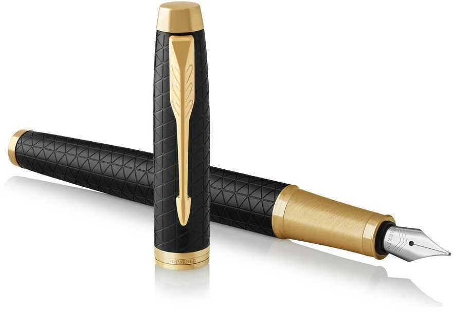 Plunksnakotis Parker IM Premium Juodas/Gold GT Fine