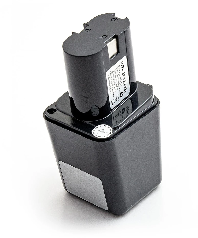 Powery Akumuliatorius Bosch 2607300002, 2607335012, 3604300500, 2607335176 9.6V 3.0Ah NiMH, skirtas elektriniams įrankiams GBM 9.6V ES, GSB 9.6V ES, GSC 9.6, GSE 9.6, GSR 9.6